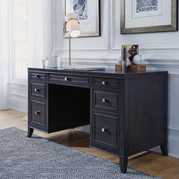 Desks Home Styles 5th Avenue Pedestal Desk