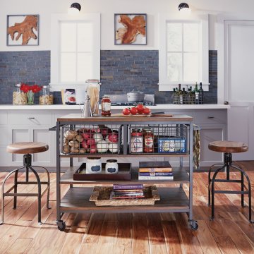Kitchen Carts Home Styles Barnside Metro Kitchen Cart