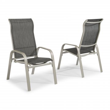 Outdoor Sets Home Styles South Beach Pair Of Sling Arm Chairs