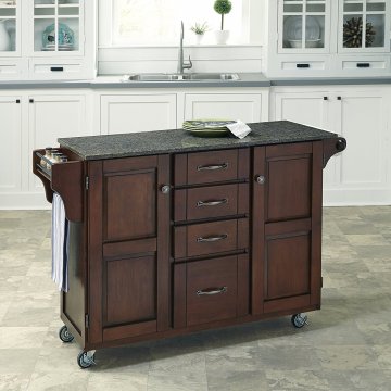 Kitchen Carts Homestyles Create A Cart In Rustic Cherry Finish