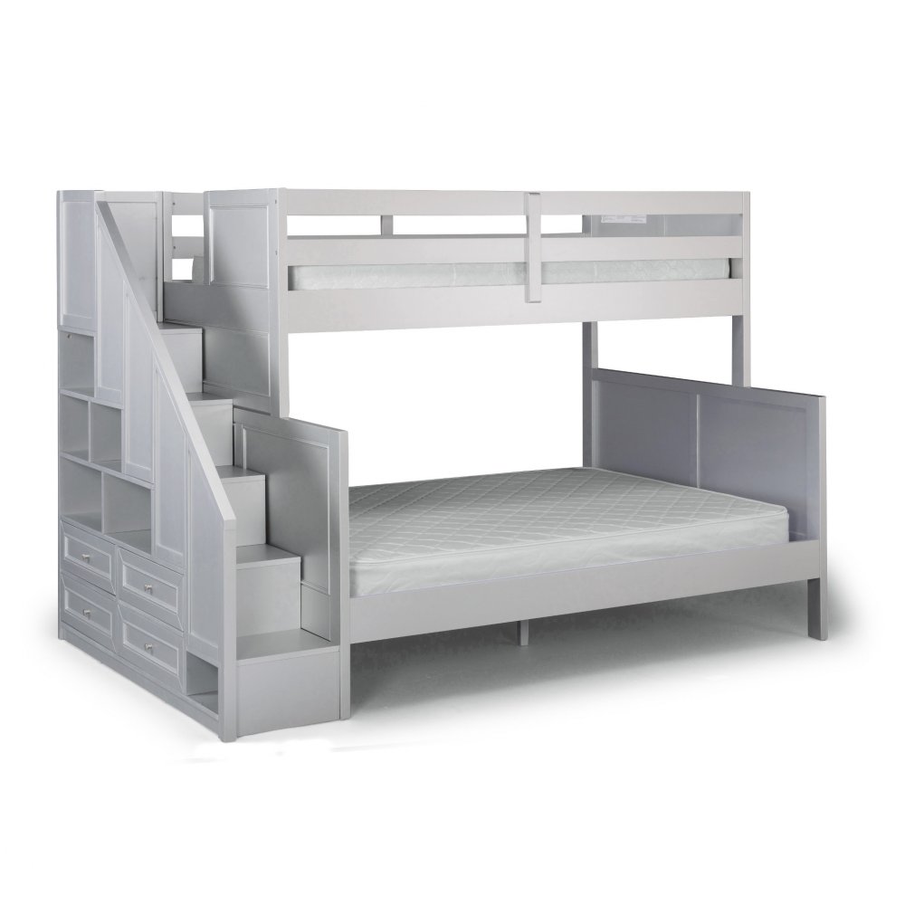 Venice Twin Over Full Bunk Bed With Steps Home Styles
