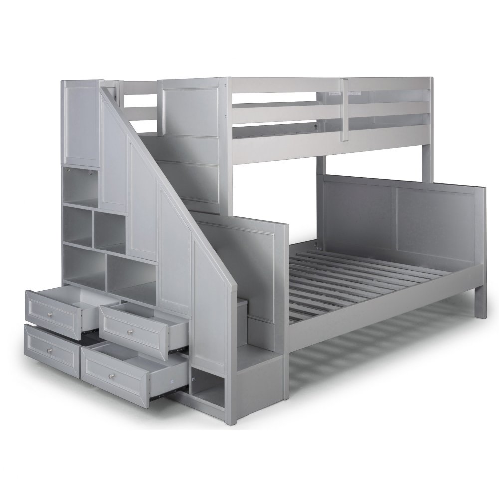 Venice Twin Over Full Bunk Bed With Steps Home Styles
