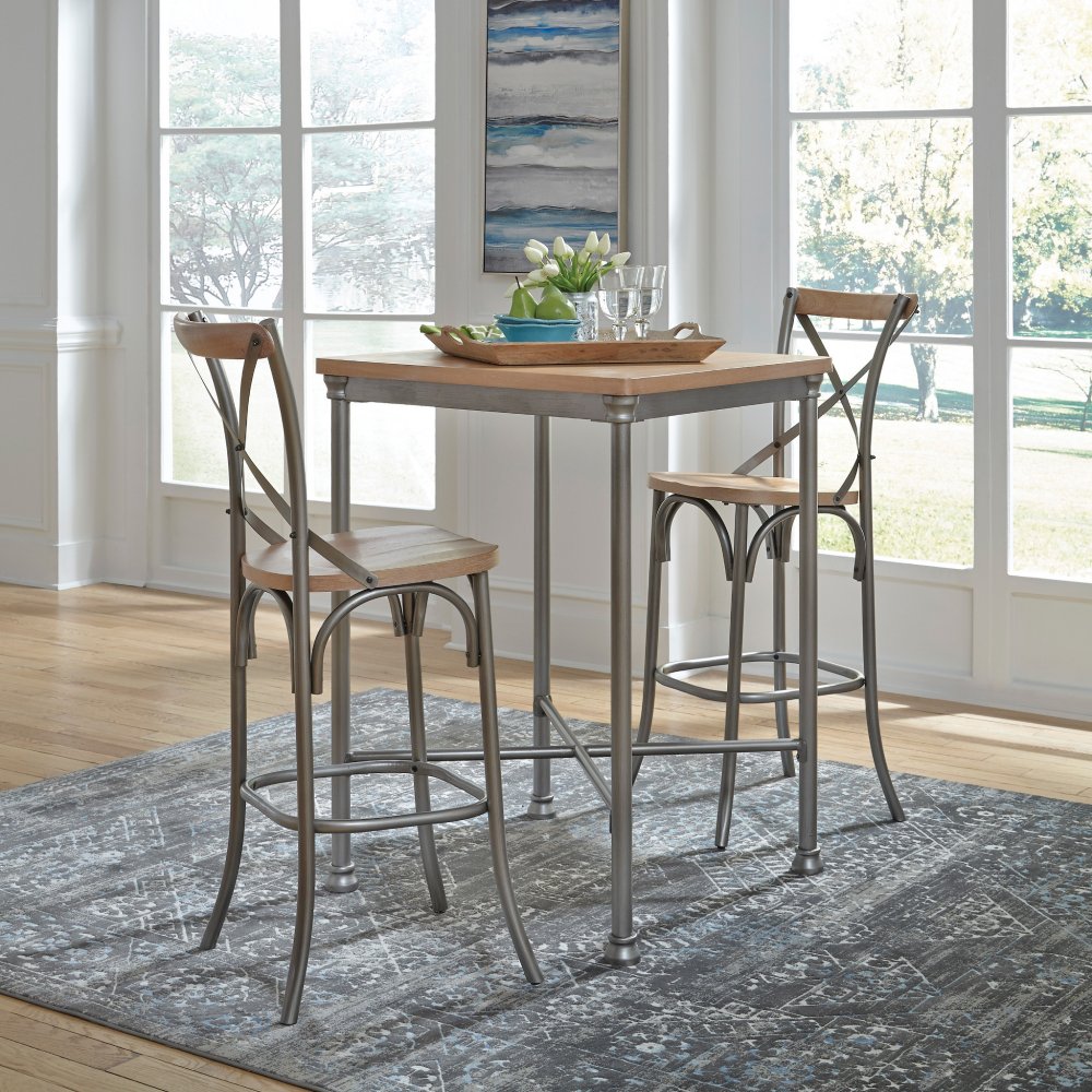 French Quarter Bar Table And Two Stools Home Styles French Quarter Bar Table And Two Stools 5064 358