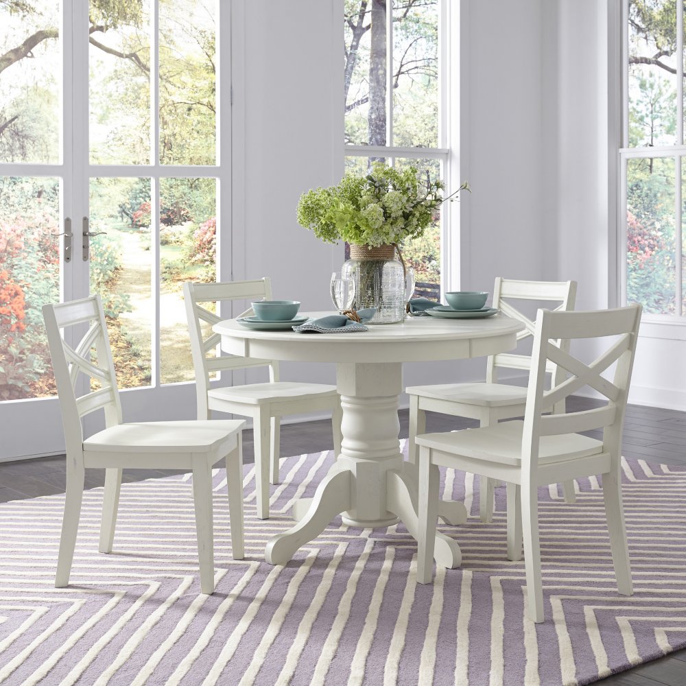 Seaside Lodge Round Pedestal Dining Table Home Styles