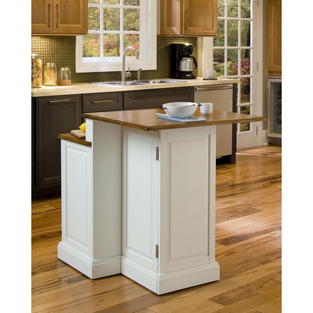Woodbridge White Two Tier Island Home Styles
