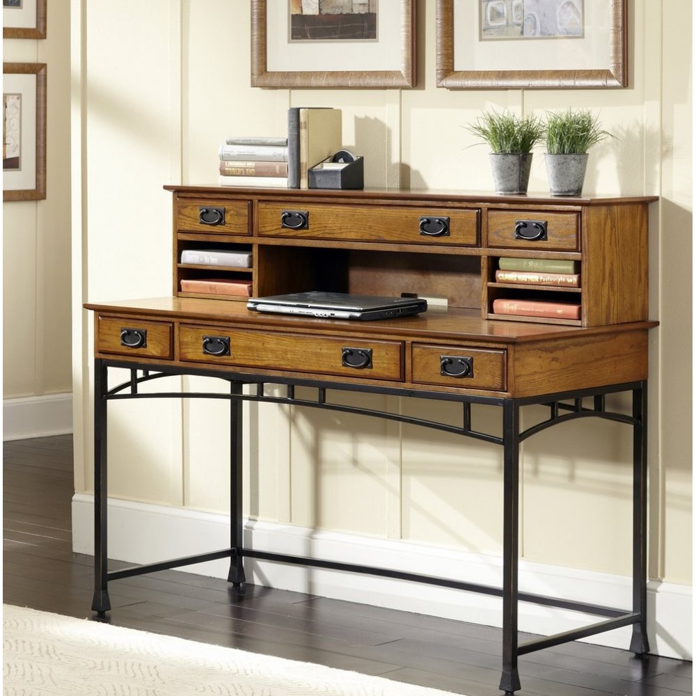 Modern Craftsman Executive Desk And Hutch Homestyles