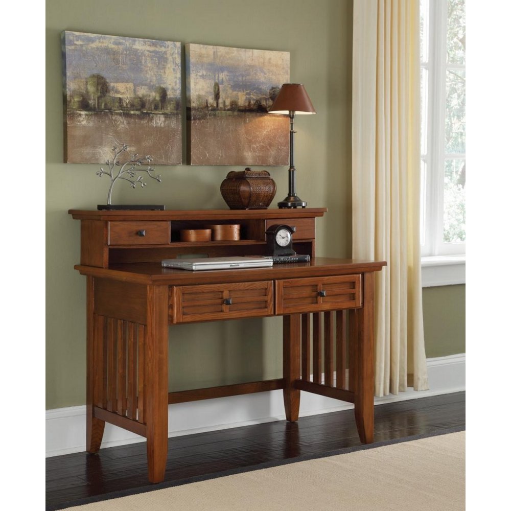 Arts Crafts Cottage Oak Student Desk And Hutch Homestyles Arts Crafts Cottage Oak Student Desk And Hutch