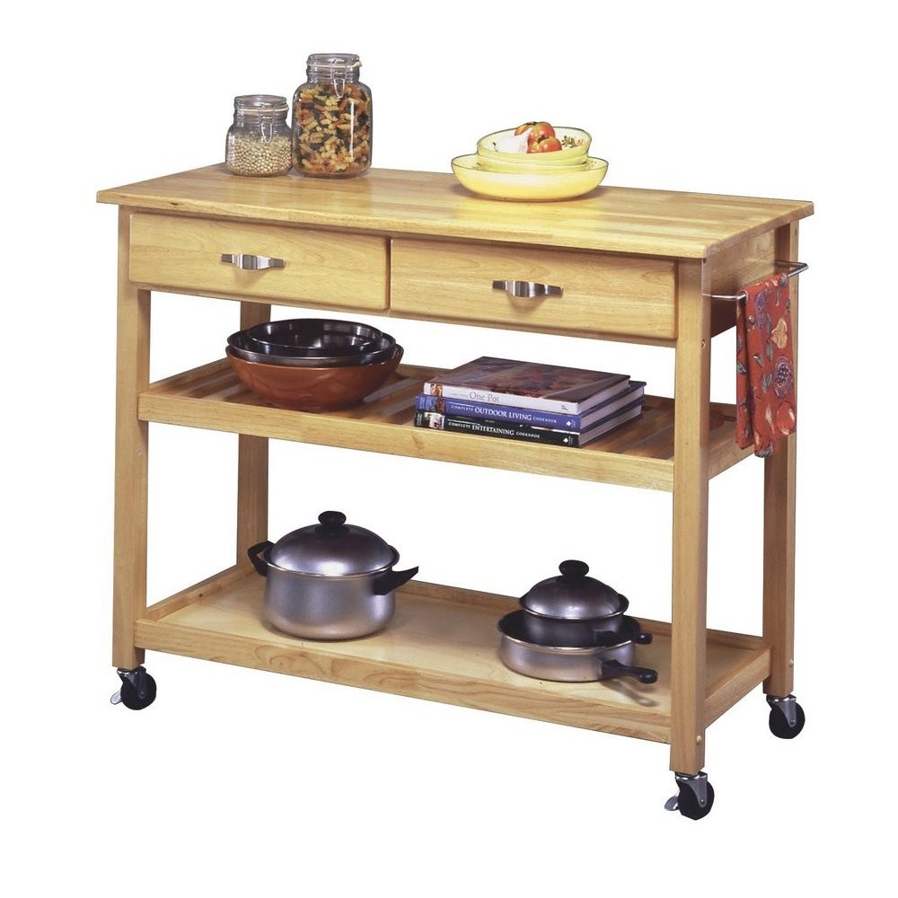Natural Designer Utility Cart Home Styles Natural Designer Utility Cart
