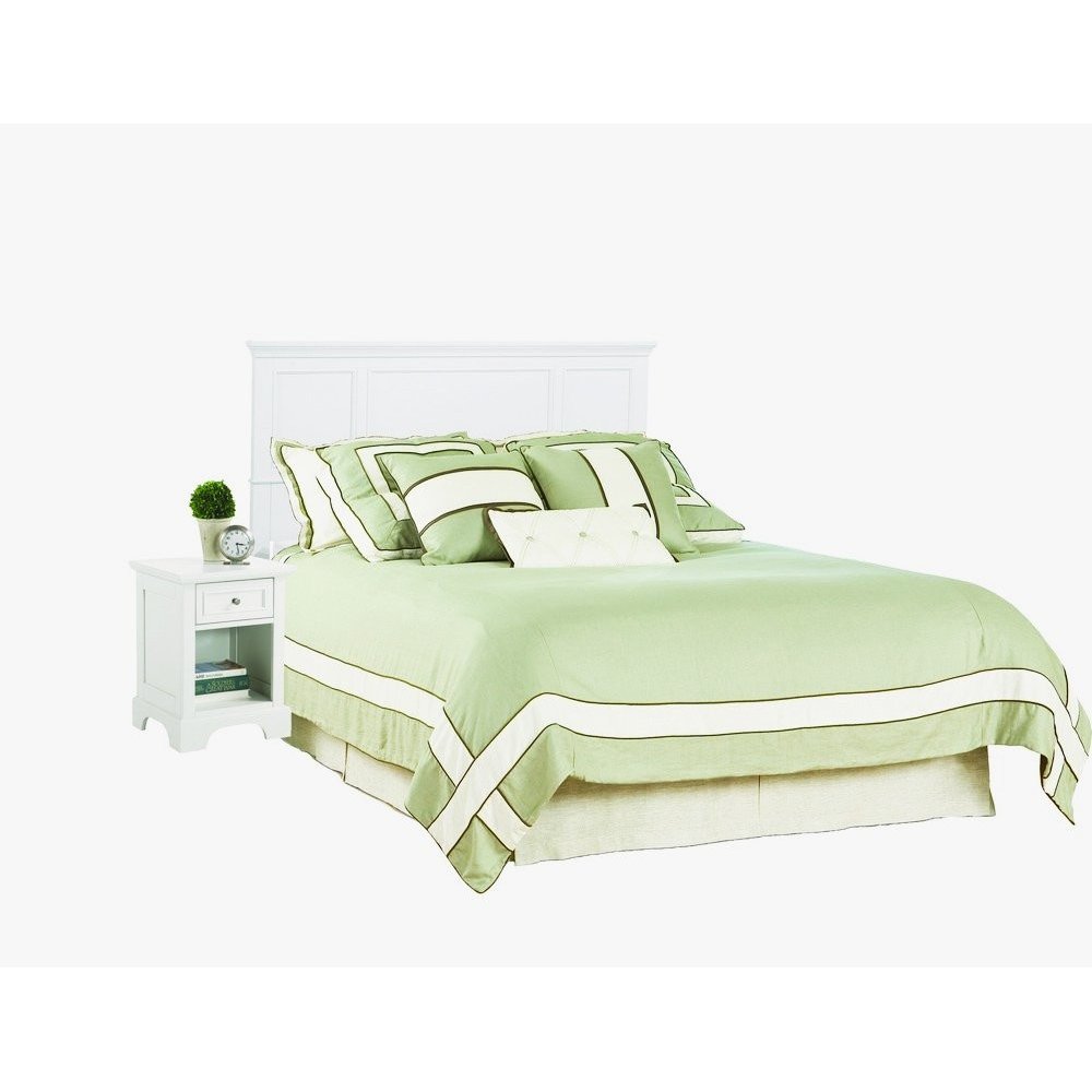 Naples White Queen Headboard And Nightstand Home Styles Naples White Queen Headboard And Nightstand