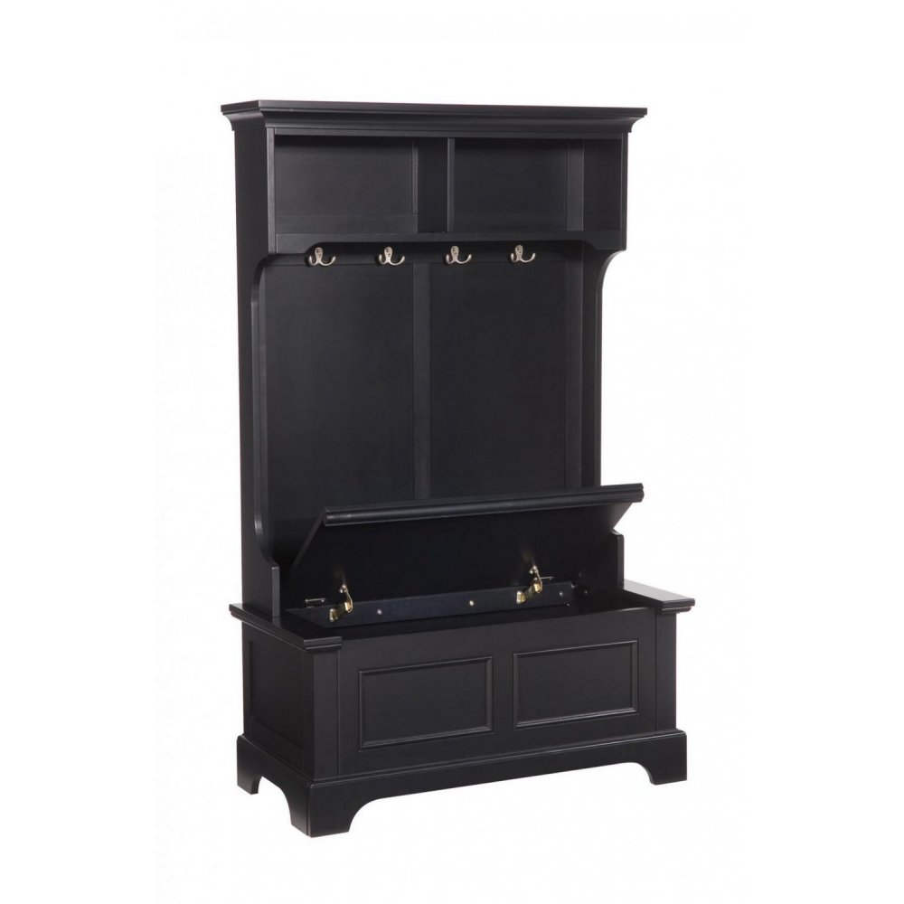 Bedford Black Hall Tree Home Styles