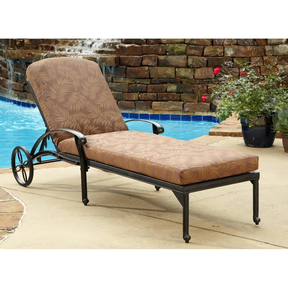 Fl Blossom Chaise Lounge Chair W Cushion Homestyles