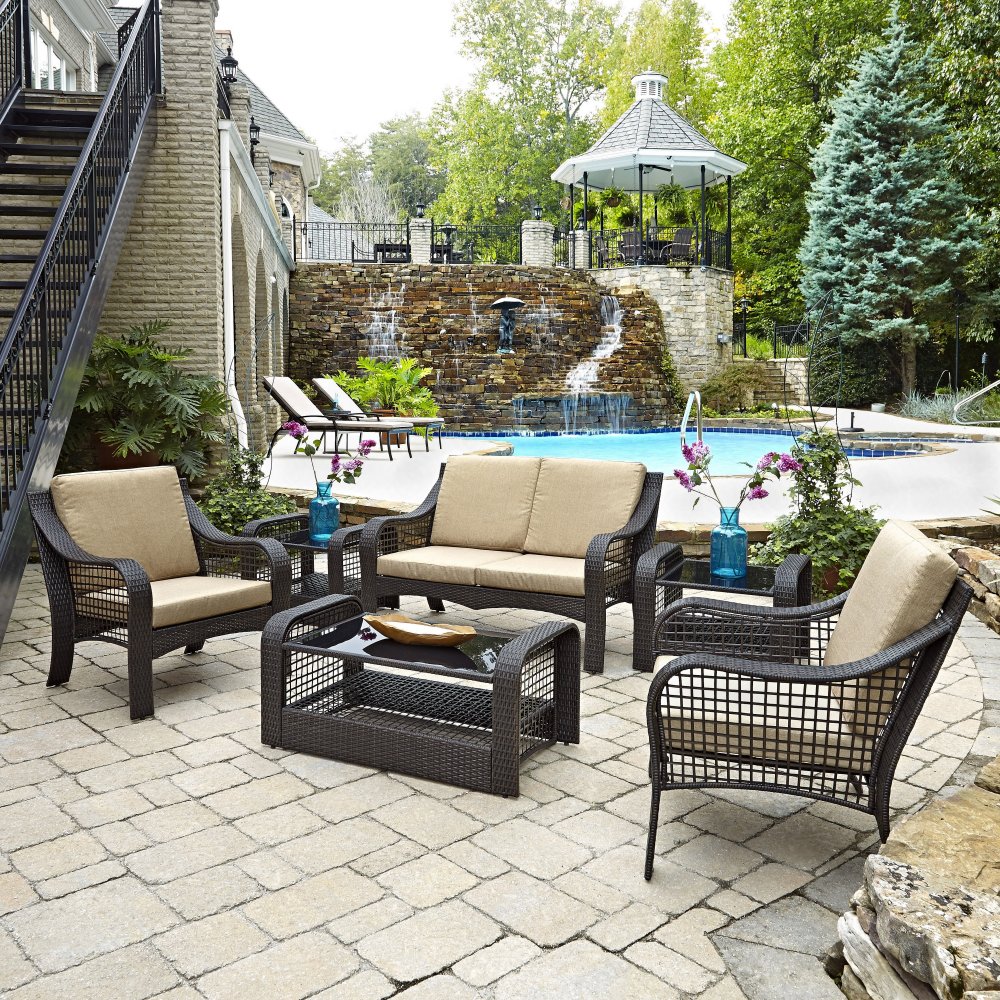 Lanai Breeze Loveseat Two Accent Chairs End Tables And Coffee Lanai Breeze Loveseat Two Accent Chairs End Tables And Coffee Table Homestyles