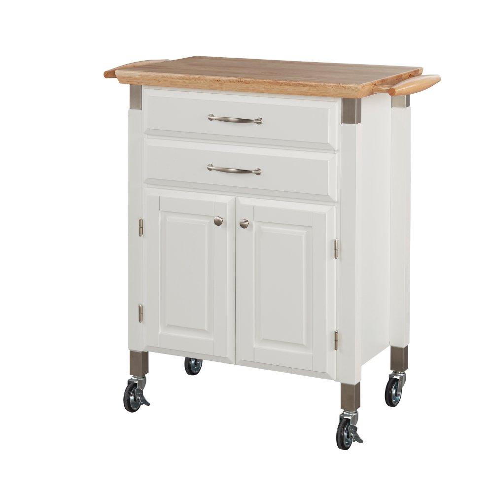 Dolly Madison White Kitchen Cart Home Styles