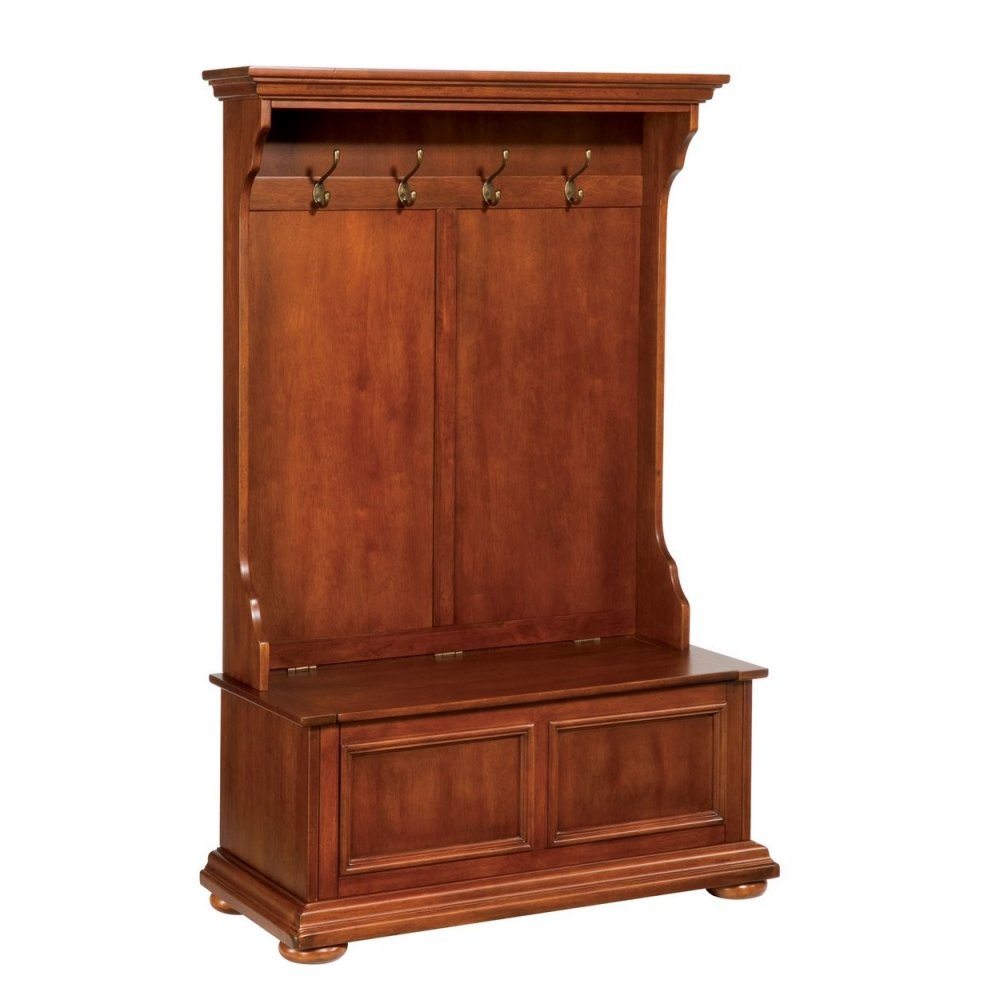 Homestead Distressed Nutmeg Hall Tree Home Styles