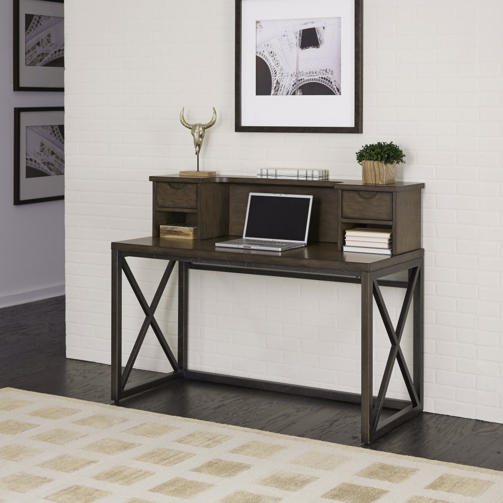 Xcel Office Desk With Hutch Homestyles Xcel Office Desk With Hutch