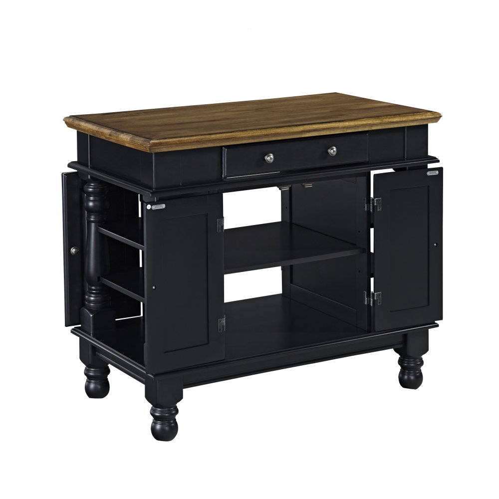 Americana Black Kitchen Island Home Styles