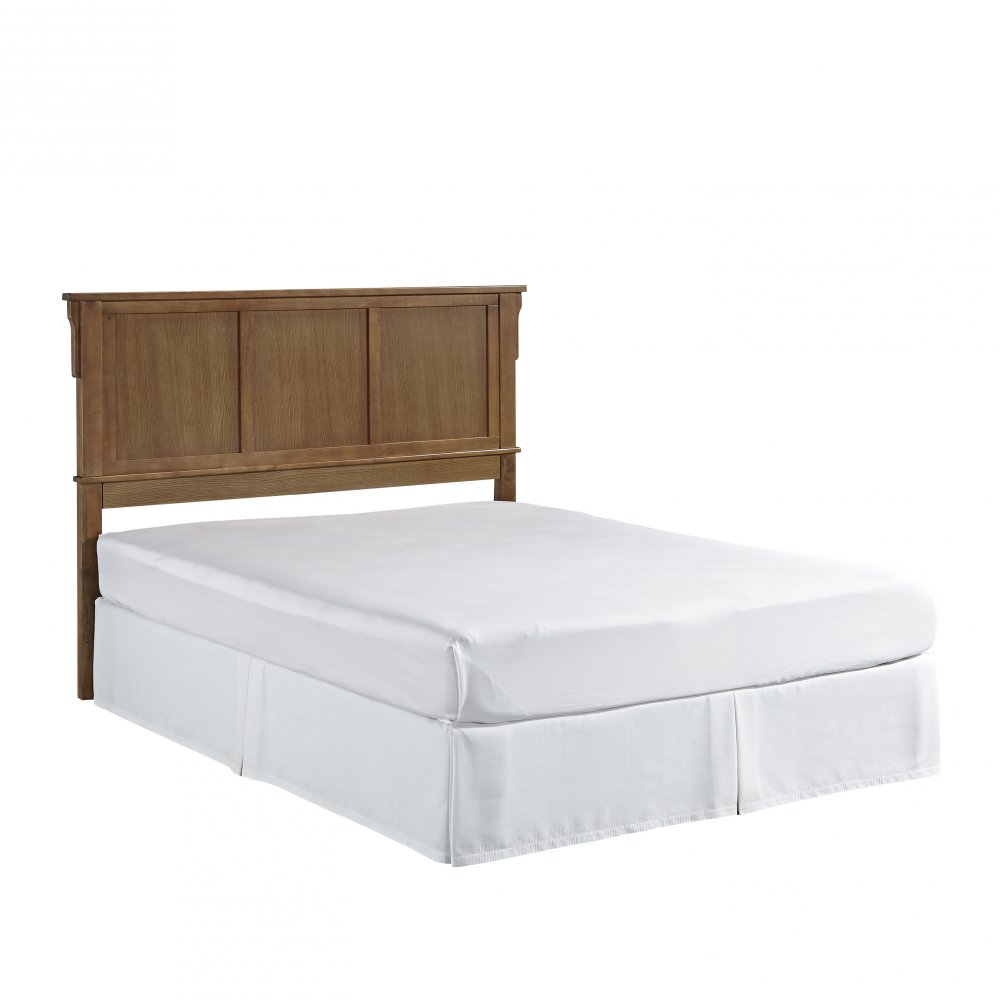 Arts & Crafts Oak Finished Queen/Full Headboard Home Styles