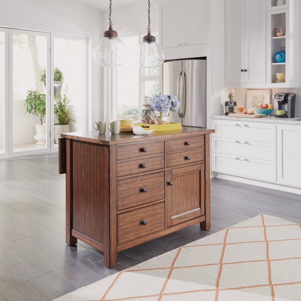 Tahoe Kitchen Island With Quartz Top Homestyles 5412 94q Tahoe Kitchen Island With Quartz Top