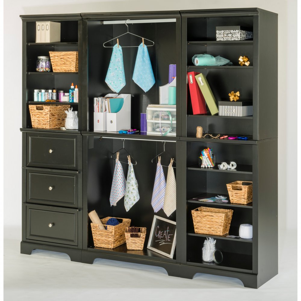 Bedford 3PC Storage Unit with 30 Inch Storage Island Home Styles