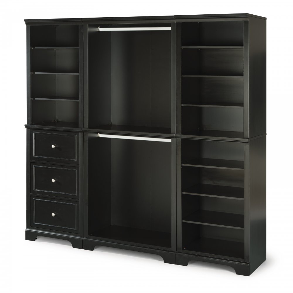 Bedford 3pc Closet Wall Unit Homestyles 5531 7567 Wall Unit